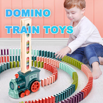 Domino Train Toys Baby Toys Car Puzzle Automatic