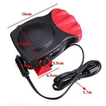 Portable Windshield Defroster Car mounted cooling and heating fan