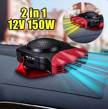 Portable Windshield Defroster Car mounted cooling and heating fan