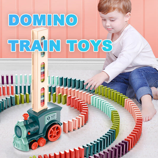 Domino Train Toys Baby Toys Car Puzzle Automatic