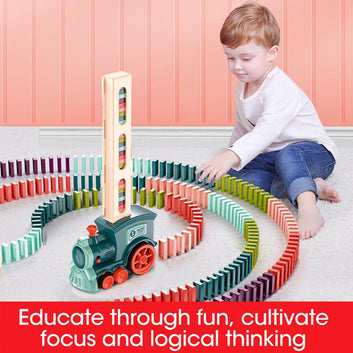 Domino Train Toys Baby Toys Car Puzzle Automatic